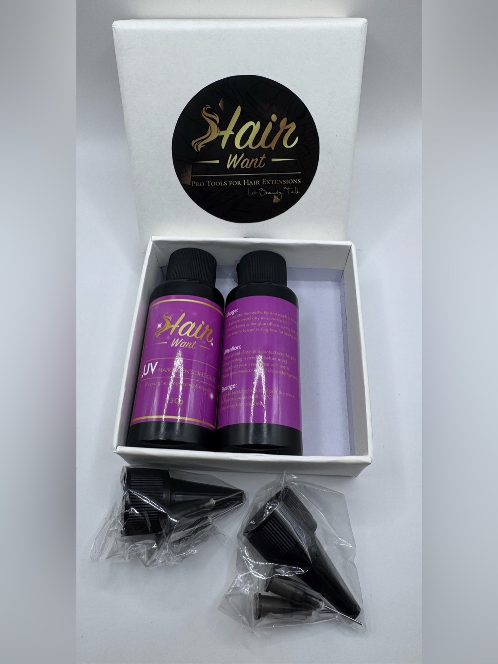 UV Bonding Glue Kit for Hair Extensions
